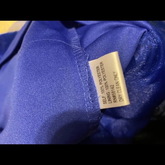 London Times Saphire blue Dress size 2 - Picture 4 of 5